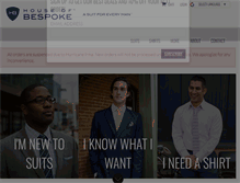 Tablet Screenshot of houseofbespoke.com